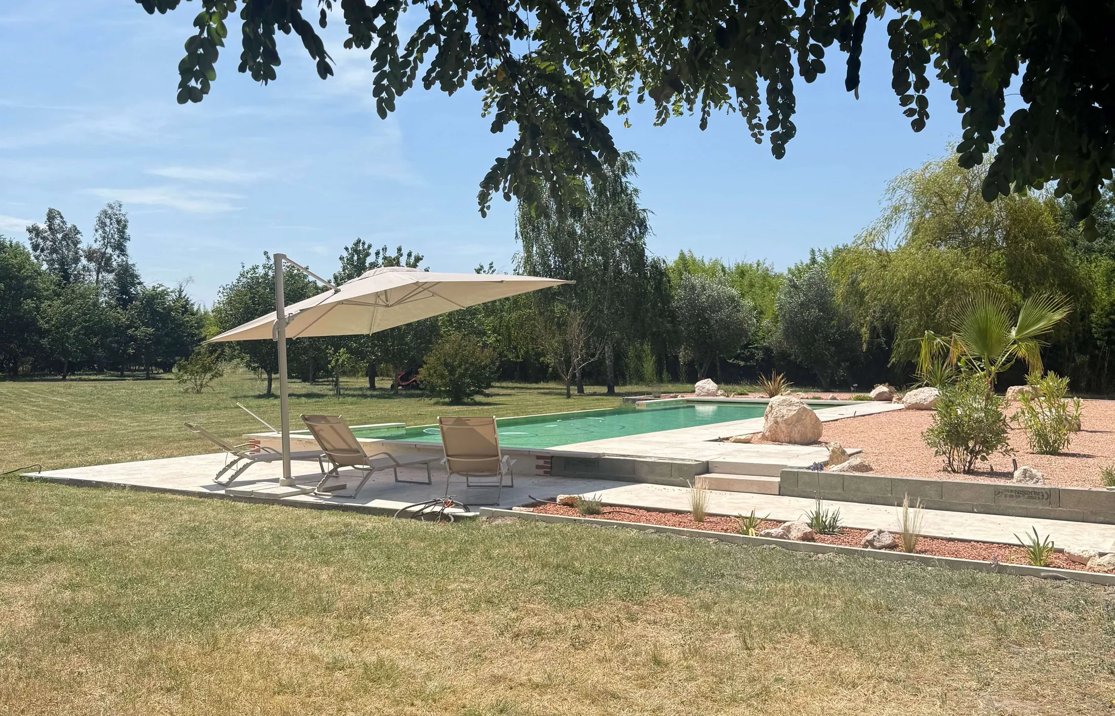 vue terrasse depuis nid douillet